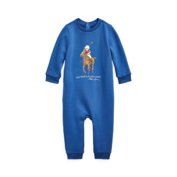Image of Polo Ralph Lauren Polo Ralph Lauren Big Pony All In One Baby Boy - Blue Yacht