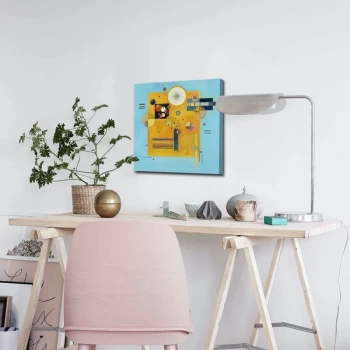 Image of 4545ABSC - 044 Multicolor Decorative Canvas Painting