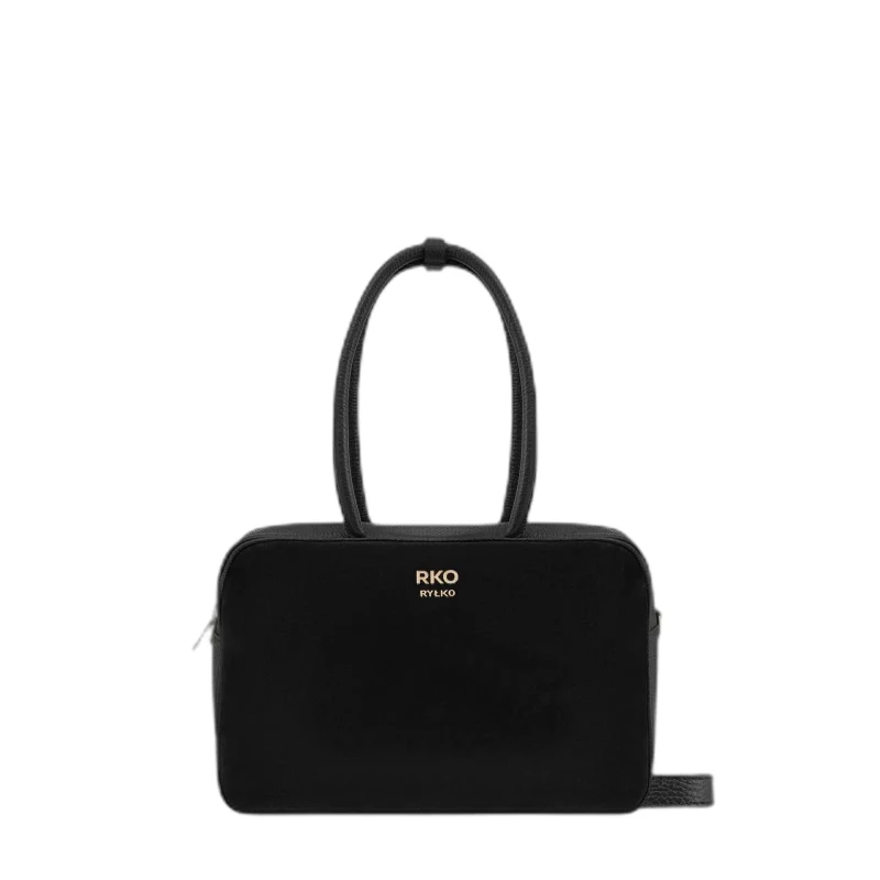 Image of Ryłko Womens leather handbag Ryłko Noir Female TU