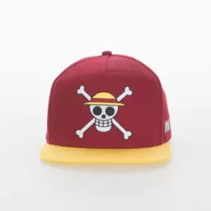 Image of One Piece Snap Back Cap Monkey D. Luffy
