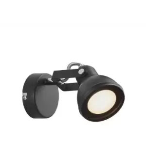 Image of Nordlux Aslak Single Spotlight Black, GU10