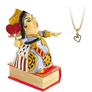 Image of Arora Secrets from Hidden Treasures Alice in Wonderland Queen of Hearts Trinket Box