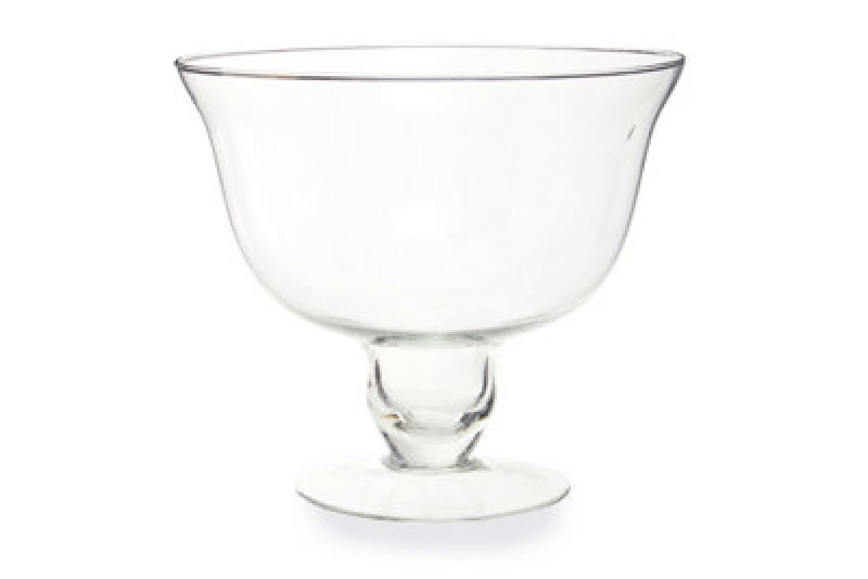 Image of Premier Housewares Ambra Clear Glass Tulip Bowl Clear