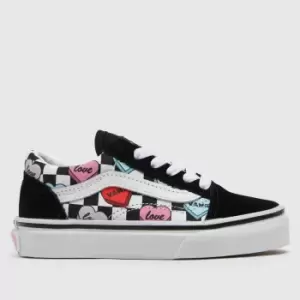 Image of Vans Multi Old Skool Candy Girls Junior Trainers