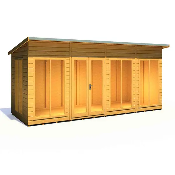Image of Shire Lela 16ft x 6ft Summerhouse LELA1606DSL-1AA