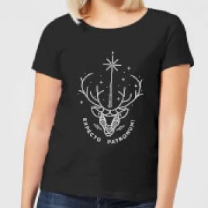 Image of Harry Potter Expecto Patronum Womens T-Shirt - Black