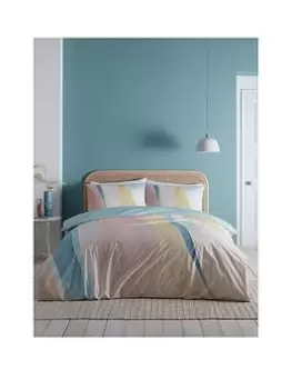 Image of Appletree Peyton Watercolour 100% Cotton Duvet Cover Set