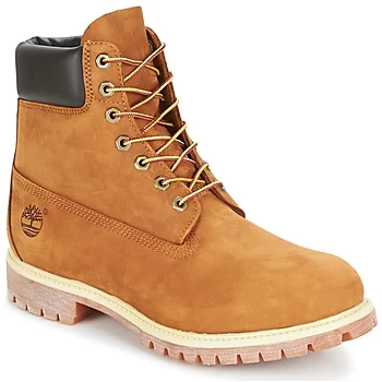 Image of Timberland 6" PREMIUM BOOT mens Mid Boots in Beige,6.5,7,8,8.5,9.5,10.5,11.5,13.5,14.5,12.5,7,9,11,11.5