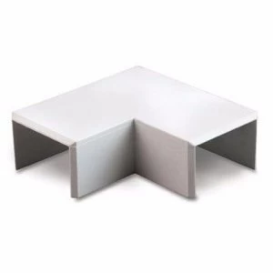 Image of Zexum 25mm x 16mm Mini Trunking Accessories - Flat Angle