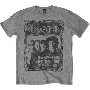 Image of The Doors - New Haven Frame Unisex Medium T-Shirt - Grey