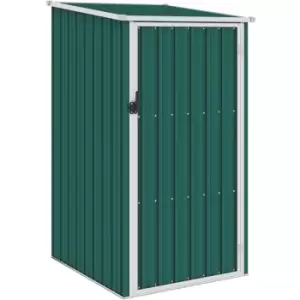 Image of Vidaxl - Garden Shed Green 87x98x159cm Galvanised Steel - Green