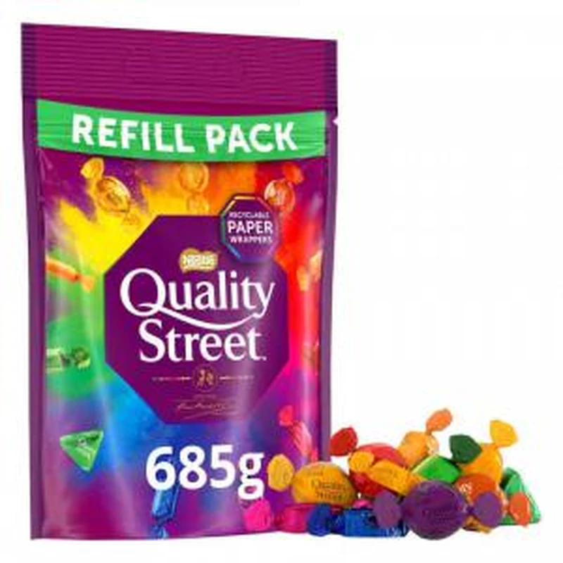 Image of Nestle Quality Street Chocolates Pouch Bag 685g