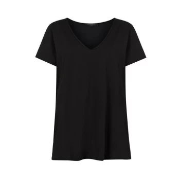 Image of AllSaints Emelyn Tonic Tee - Jet Black