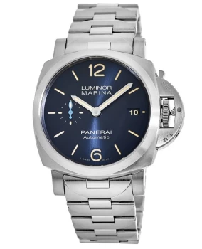 Image of Panerai Luminor Marina 1950 3 Days Automatic Titanio 42mm Blue Dial Stainless Steel Mens Watch PAM01028 PAM01028