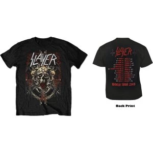 Image of Slayer - Blood Eagle European Tour 2018 Mens X-Large T-Shirt - Black