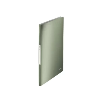 Image of Style Display Book. Polypropylene. 20 pockets. 40 sheet capacity. A4. Celadon Green. - Outer carton of 10