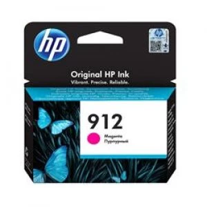 Image of HP 912 Magenta Ink Cartridge