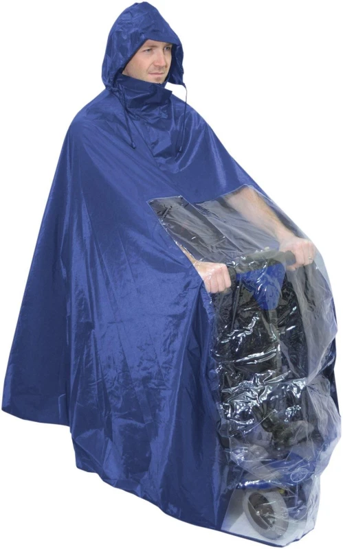 Image of Aidapt Scooter Full Weather Protection Cover Blue