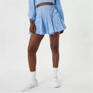 Image of Jack Wills Wrap Mini Skirt - Blue