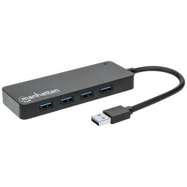 Image of Manhattan neu USB 3.0 hub Black
