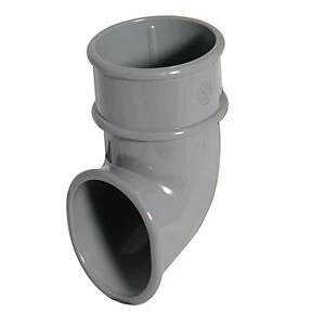 Image of FloPlast RBM3G MiniFlo Downpipe Shoe - Grey 50mm