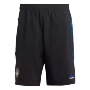 Image of adidas Manchester United Condivo 22 Downtime Shorts Mens - Blue