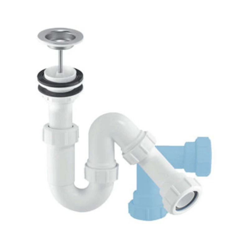 Image of McAlpine SP10W 1.25" 75mm Water Seal All One Basin Trap White