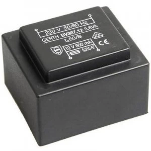 Image of PCB mount transformer 1 x 230 V 2 x 30 V AC 3.60 VA 60 mA