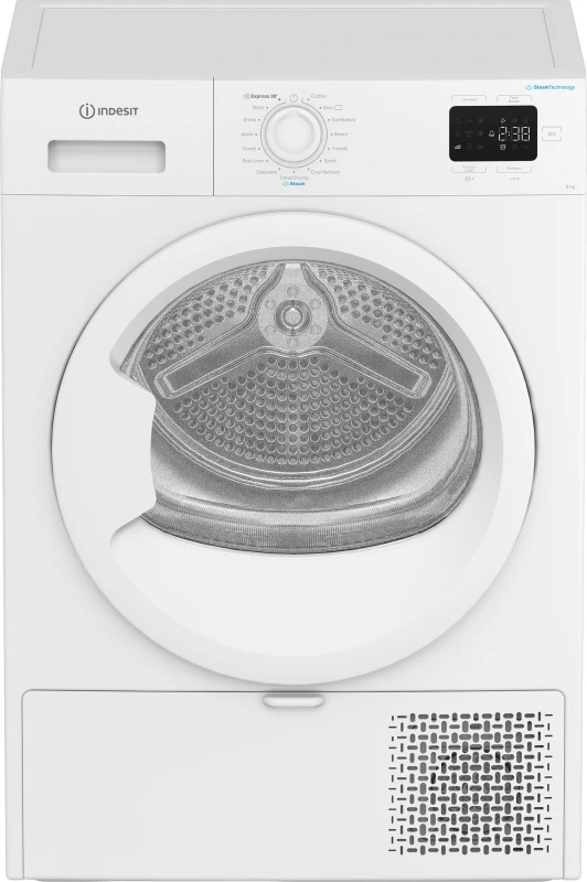 Image of Indesit 9KG Heat Pump Tumble Dryer - White CYD92DWWUK White