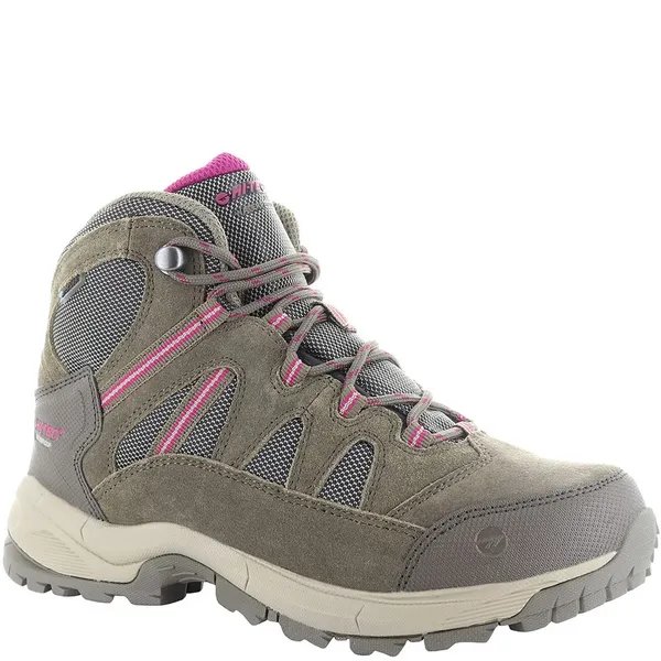 Image of Hi Tec Womens Bandera Lite Waterproof Walking Boots UK Size 4 (EU 37) Taupe/Dune/Boysenber HIT093-TPEBRY-4