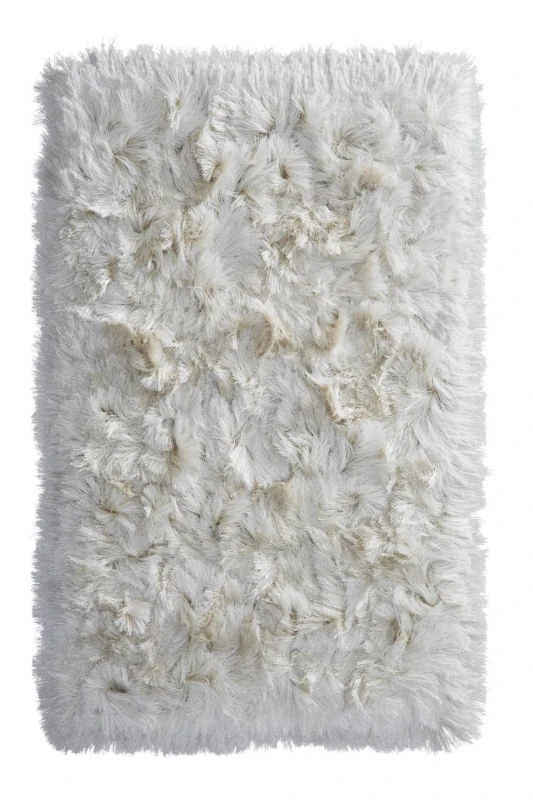 Image of Origins Glamour Deluxe Shaggy Rug Ivory - Origins - Size: 120X170 Ivory 120X170 WB93001
