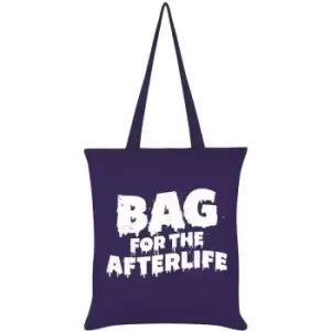 Image of Grindstore Bag For The Afterlife Tote Bag (One Size) (Purple) - Purple