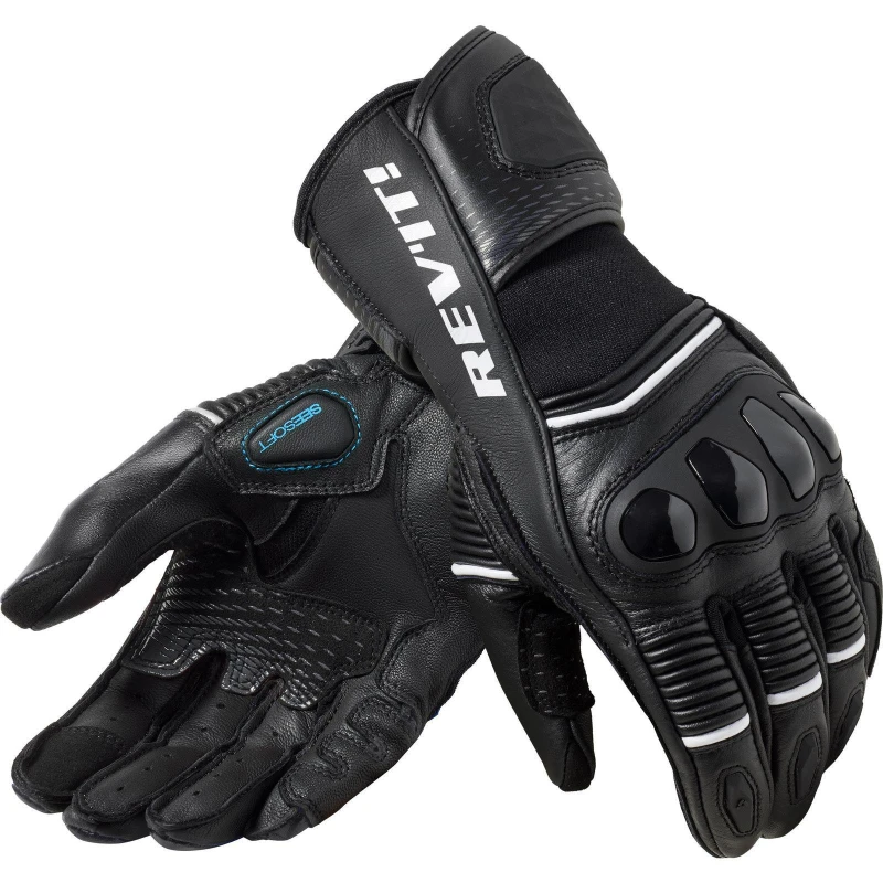 Image of Revit Xena 4 Ladies Motorcycle Gloves, black-white, Size S for Women