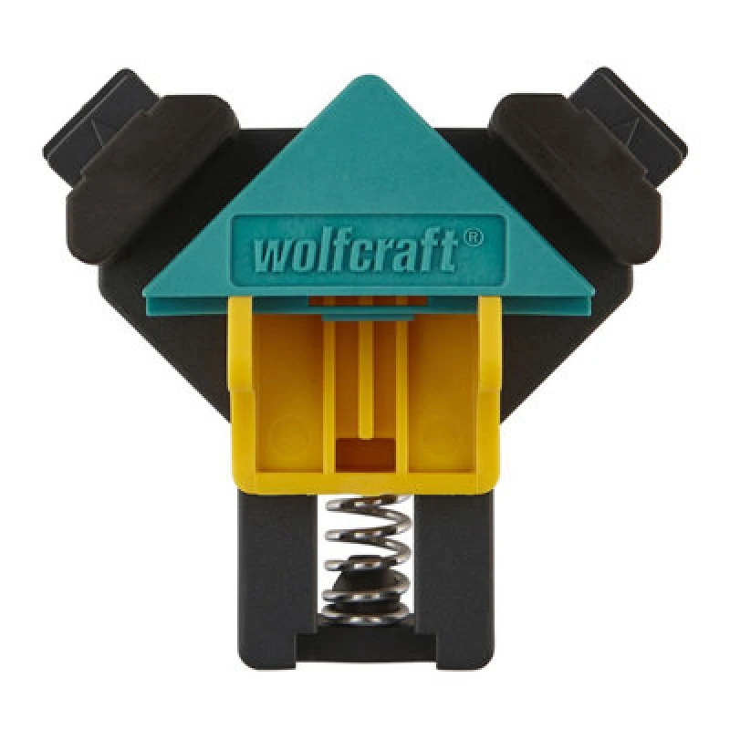 Image of Wolfcraft Right Angle Clamping Project Set With 4 Es22 Corner Clamps For 10-22mm Boards In Cabinet And Frame Assembly