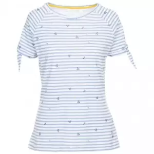 Image of Trespass Womens/Ladies Penelope T-Shirt (S) (White Denim Stripe)