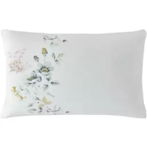 Image of Cath Kidston Pembrooke Rose White 200TC 100% Cotton Standard Pillowcase Pair