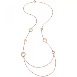 Image of Ladies Folli Follie PVD rose plating Classy Necklace