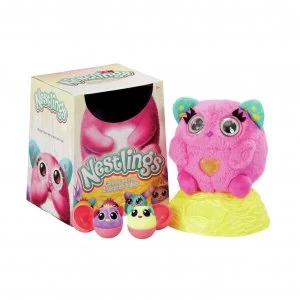 Image of Nestlings Pink Figure