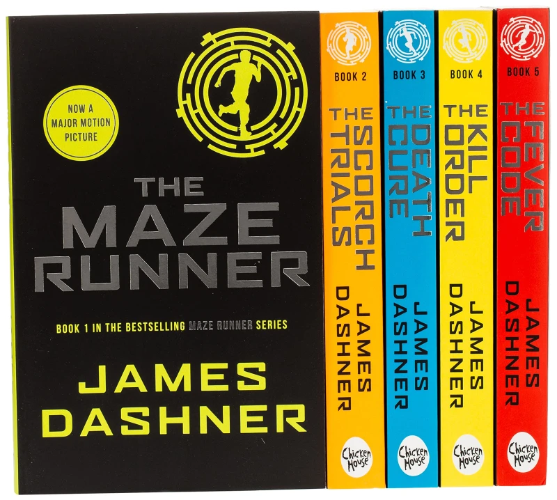 Image of Maze Runner Series James Dashner 5 Book Collection The Maze Runner Scorch Trials Death Cure The Kill Order Fever Code James Smith Dashner Books