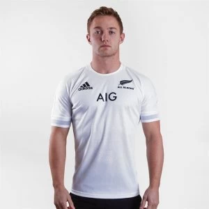 Image of adidas All Blacks Away Jersey Mens - White/Black