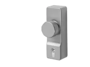 Image of Eclipse 28302EC 302EC Outside Access Device With Cylinder Silver