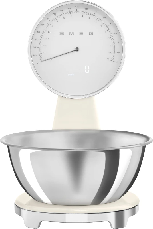 Image of Smeg 50's Style KSF01CRWW Kitchen Scales - Cream