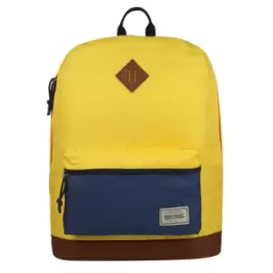 Image of Regatta Stamford 20L Backpack (One Size) (Yellow/Dark Denim)