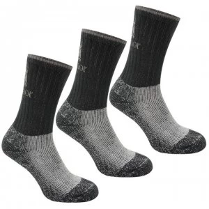 Image of Karrimor Heavyweight Boot Sock 3 Pack Junior - Black