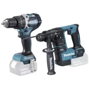 Image of Makita DLX2278 Cordless impact driver, Cordless hammer drill 18 V Li-ion