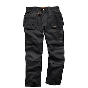 Image of Scruffs Worker Plus Trouser Black - 30W 31L