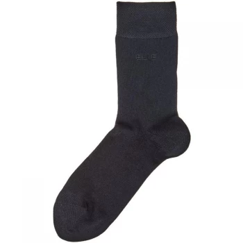Image of Elle Bamboo 2 pair pack ankle socks - Black