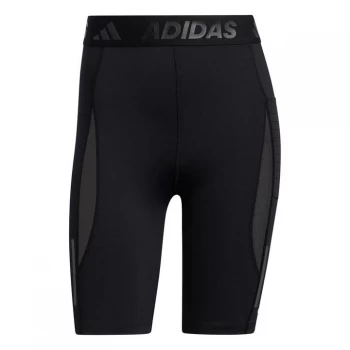 Image of adidas Techfit HEAT. RDY Short Tights Womens - Black