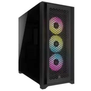 Image of Corsair 5000D Airflow RGB Tempered Glass Mid Tower PC Case Black - CC-9011242-WW
