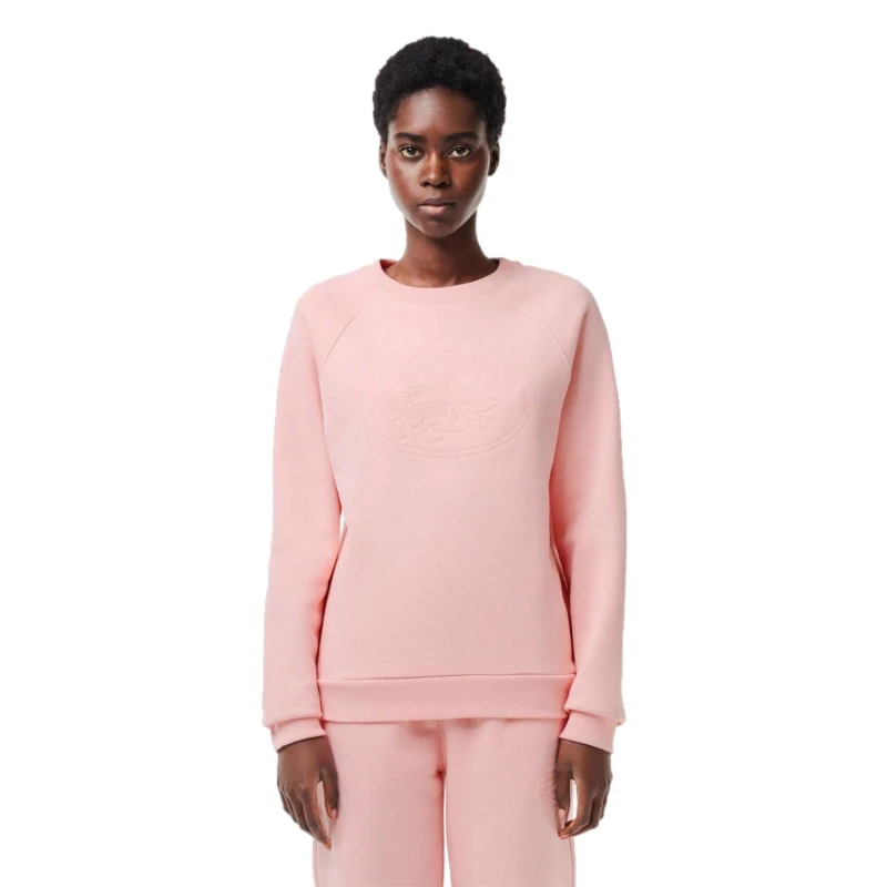 Image of Lacoste Womens Crew Sweatshirt Waterlily female 4 (32)